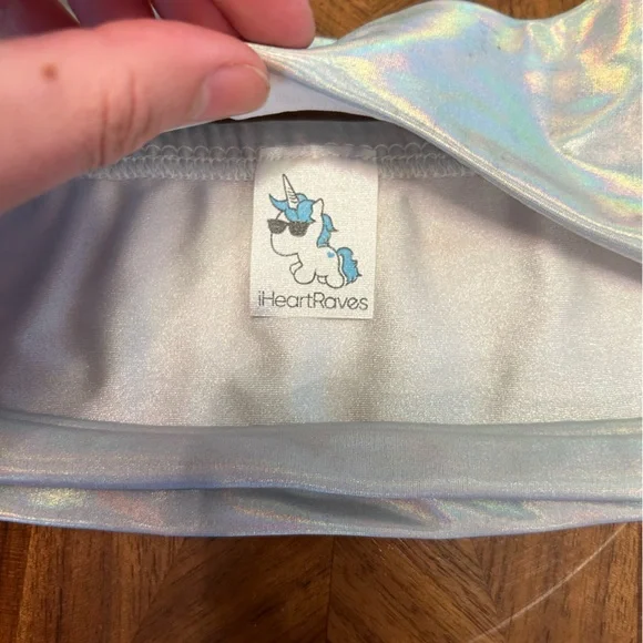 Iridescent rave outfit (or swimwear) - Picture 5 of 12